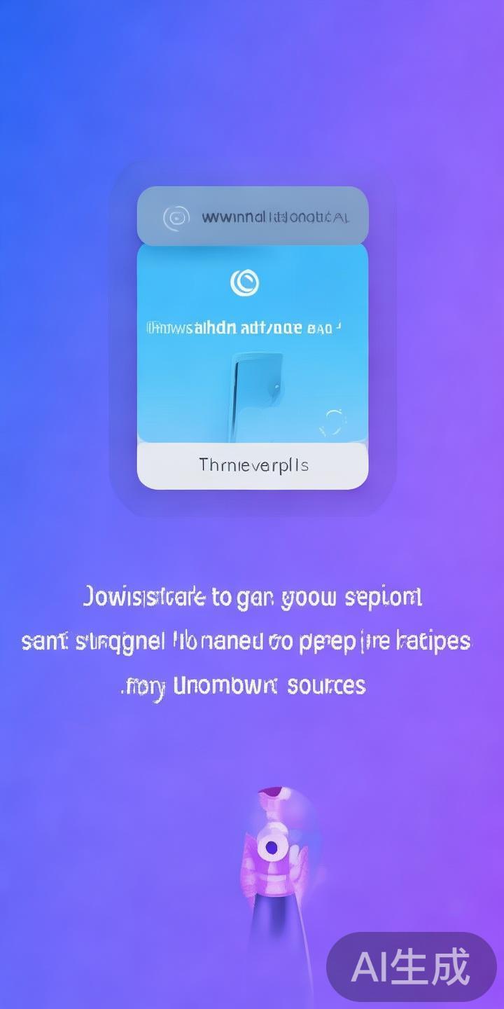 安装应用
下载完成后，系统会提示安装。若遇到“未